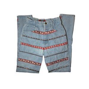 Vintage y2K Y-Yo Woman's High Waisted Slim Jeans Ribbons Size 5